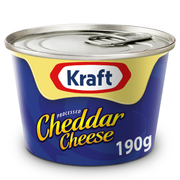 KRAFT CHEDDAR CAN 190 GM