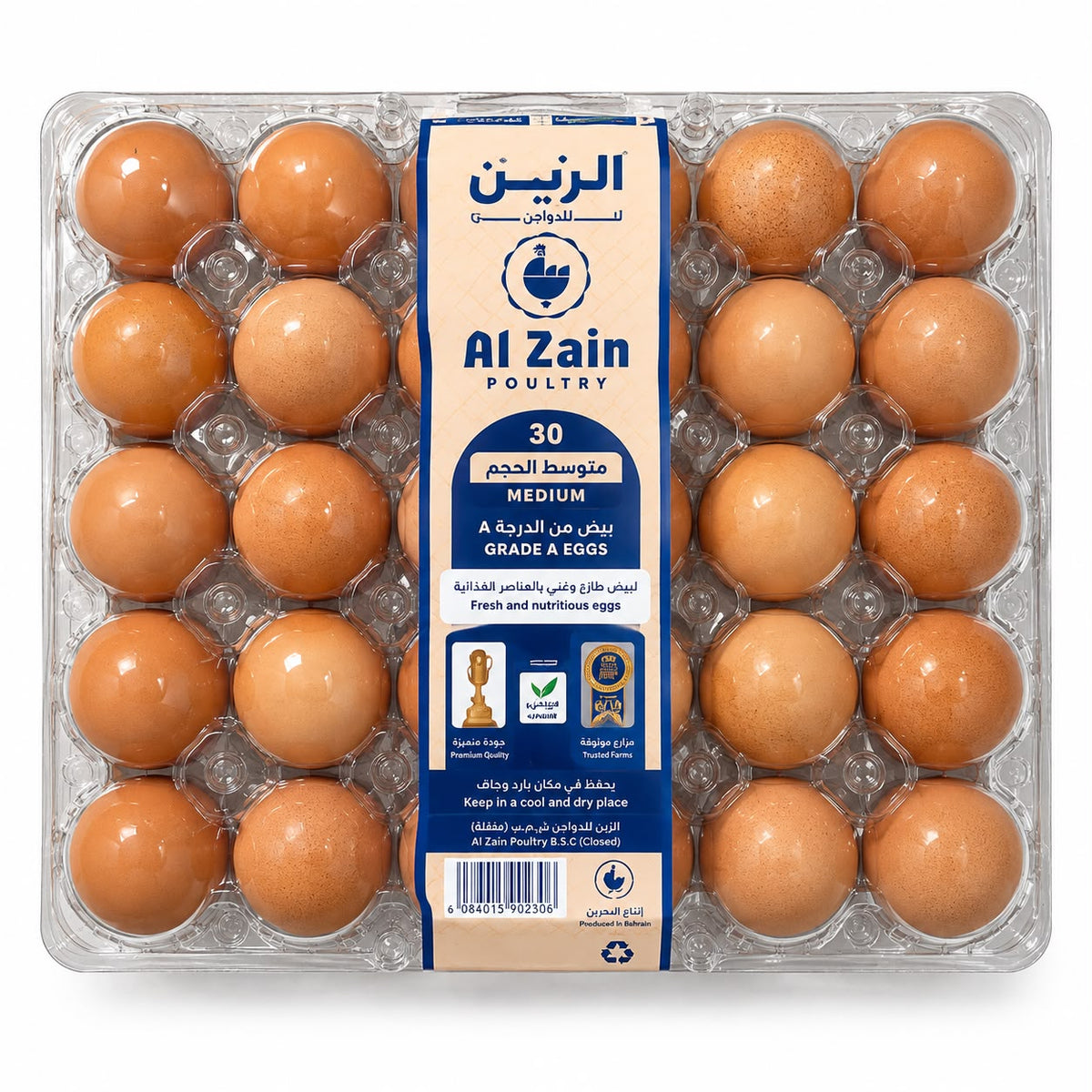 AL ZAIN EGGS BROWN MEDIUM (OMAN) 30 PCS